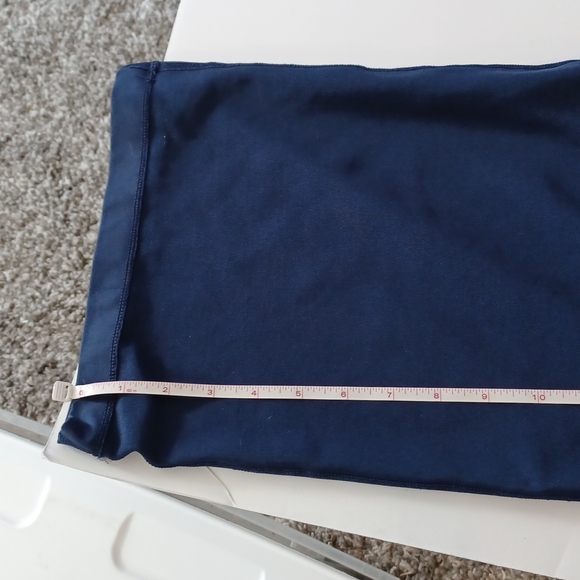 Adidas workout wide leg blue pants  size medium zipper pocket - Picture 11 of 13